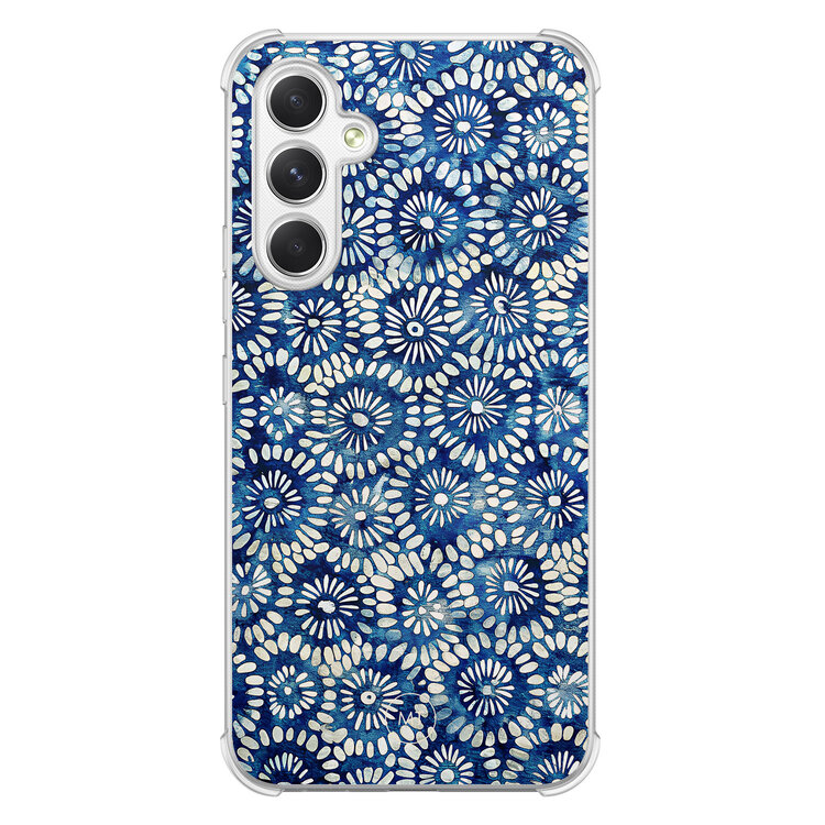 Mooie Telefoonhoesjes Samsung Galaxy A54 shockproof hoesje - Azure daisies