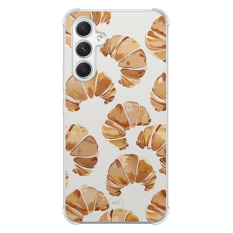 Mooie Telefoonhoesjes Samsung Galaxy A54 shockproof hoesje - Croissant