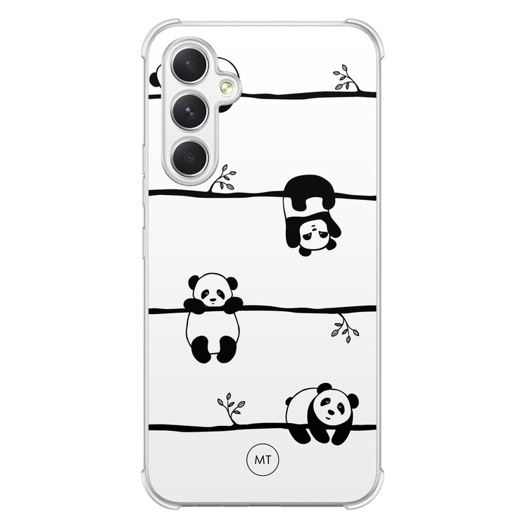 Mooie Telefoonhoesjes Samsung Galaxy A54 shockproof hoesje - Panda