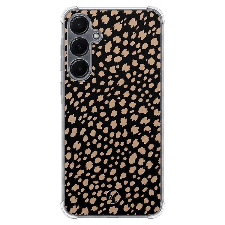 Mooie Telefoonhoesjes Samsung Galaxy A35 shockproof hoesje - Savannah spots