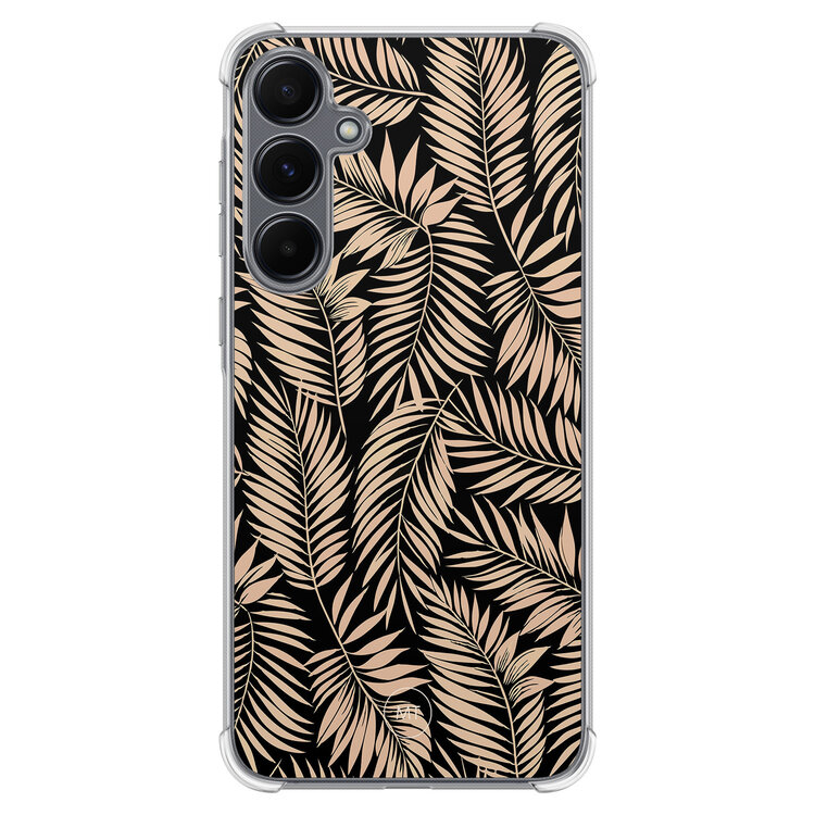 Mooie Telefoonhoesjes Samsung Galaxy A35 shockproof hoesje - Palm silhouette