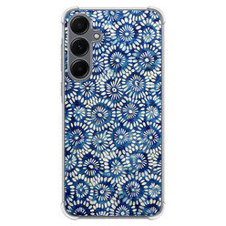 Mooie Telefoonhoesjes Samsung Galaxy A35 shockproof hoesje - Azure daisies