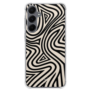 Mooie Telefoonhoesjes Samsung Galaxy A35 shockproof hoesje - Groovy lines
