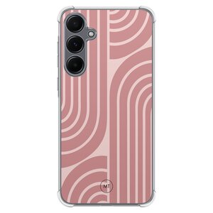 Mooie Telefoonhoesjes Samsung Galaxy A15 shockproof hoesje - Blush shapes