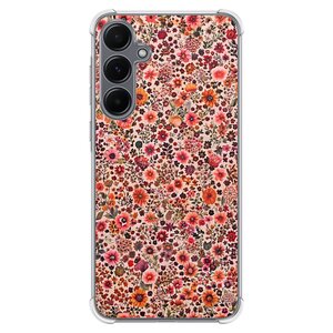 Mooie Telefoonhoesjes Samsung Galaxy A15 shockproof hoesje - Vintage floral