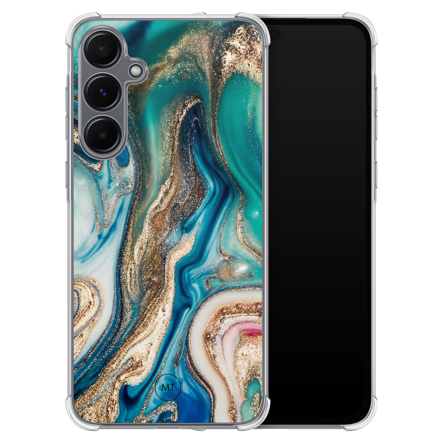 Mooie Telefoonhoesjes Samsung Galaxy A15 shockproof hoesje - Magic marble