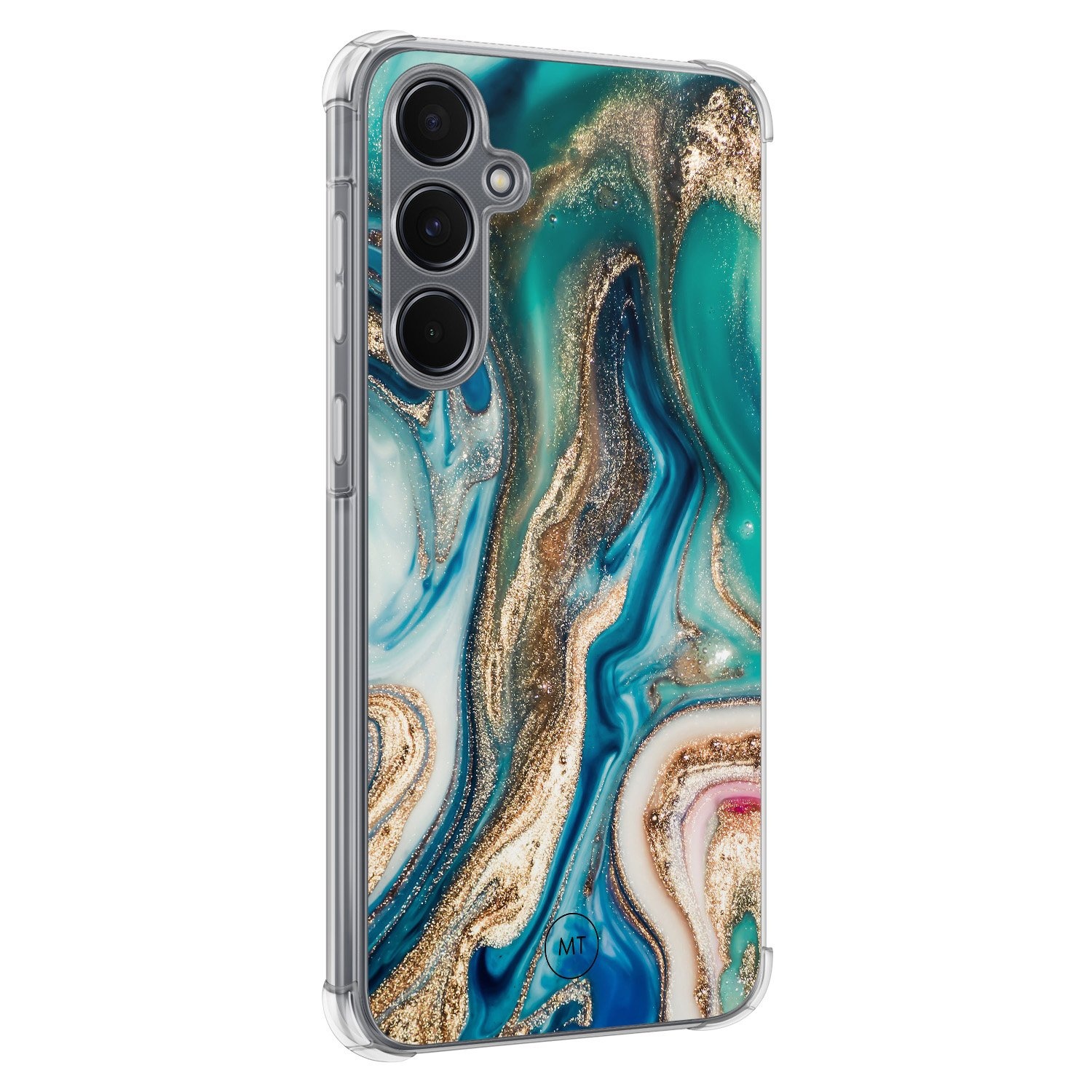 Mooie Telefoonhoesjes Samsung Galaxy A15 shockproof hoesje - Magic marble
