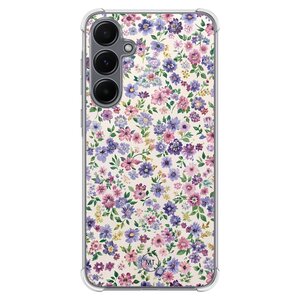 Mooie Telefoonhoesjes Samsung Galaxy A15 shockproof hoesje - Purple garden