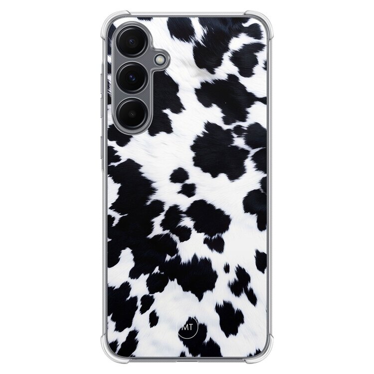 Mooie Telefoonhoesjes Samsung Galaxy A15 shockproof hoesje - Koeienprint