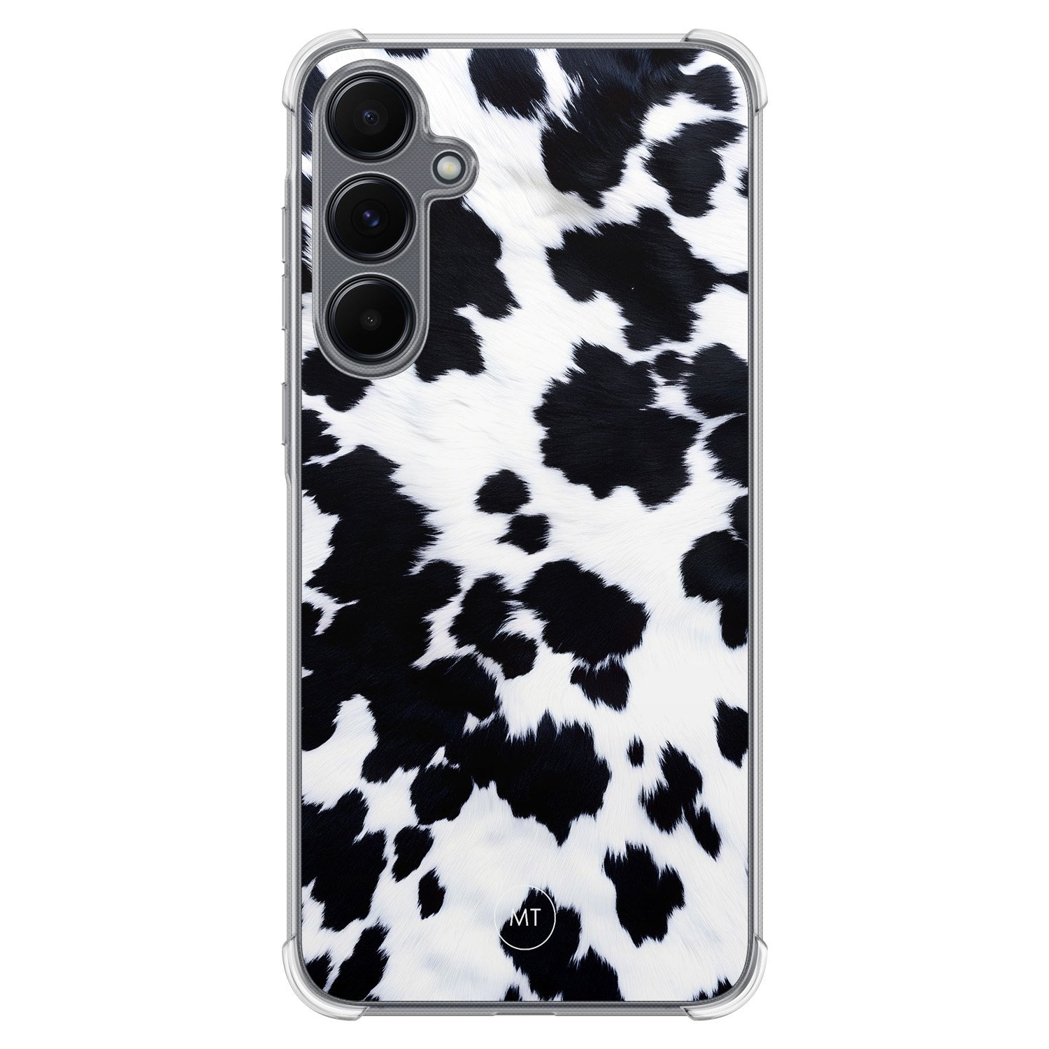 Mooie Telefoonhoesjes Samsung Galaxy A15 shockproof hoesje - Koeienprint