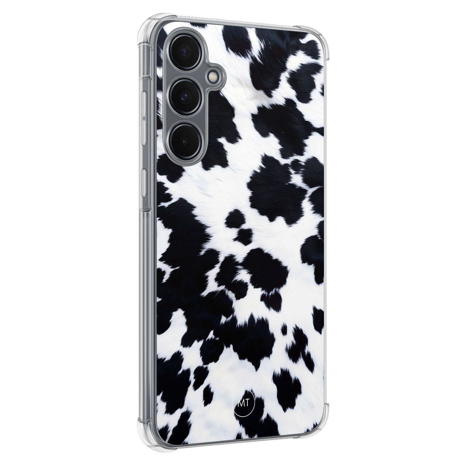 Mooie Telefoonhoesjes Samsung Galaxy A15 shockproof hoesje - Koeienprint