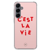 Mooie Telefoonhoesjes Samsung Galaxy A15 shockproof hoesje - C'est la vie