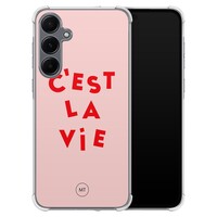 Mooie Telefoonhoesjes Samsung Galaxy A15 shockproof hoesje - C'est la vie