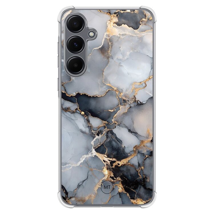 Mooie Telefoonhoesjes Samsung Galaxy A15 shockproof hoesje - Marble mist