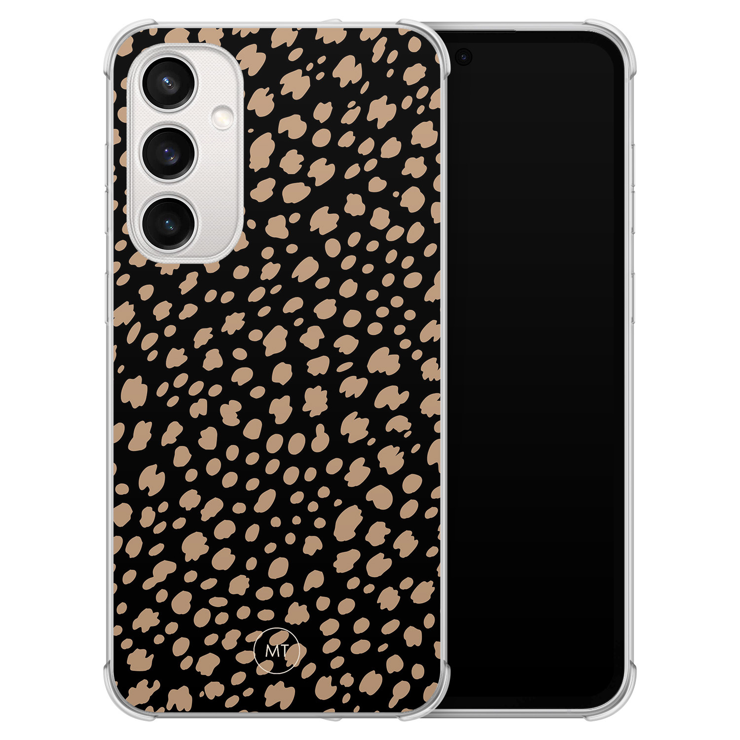 Mooie Telefoonhoesjes Samsung Galaxy S23 FE shockproof hoesje - Savannah spots
