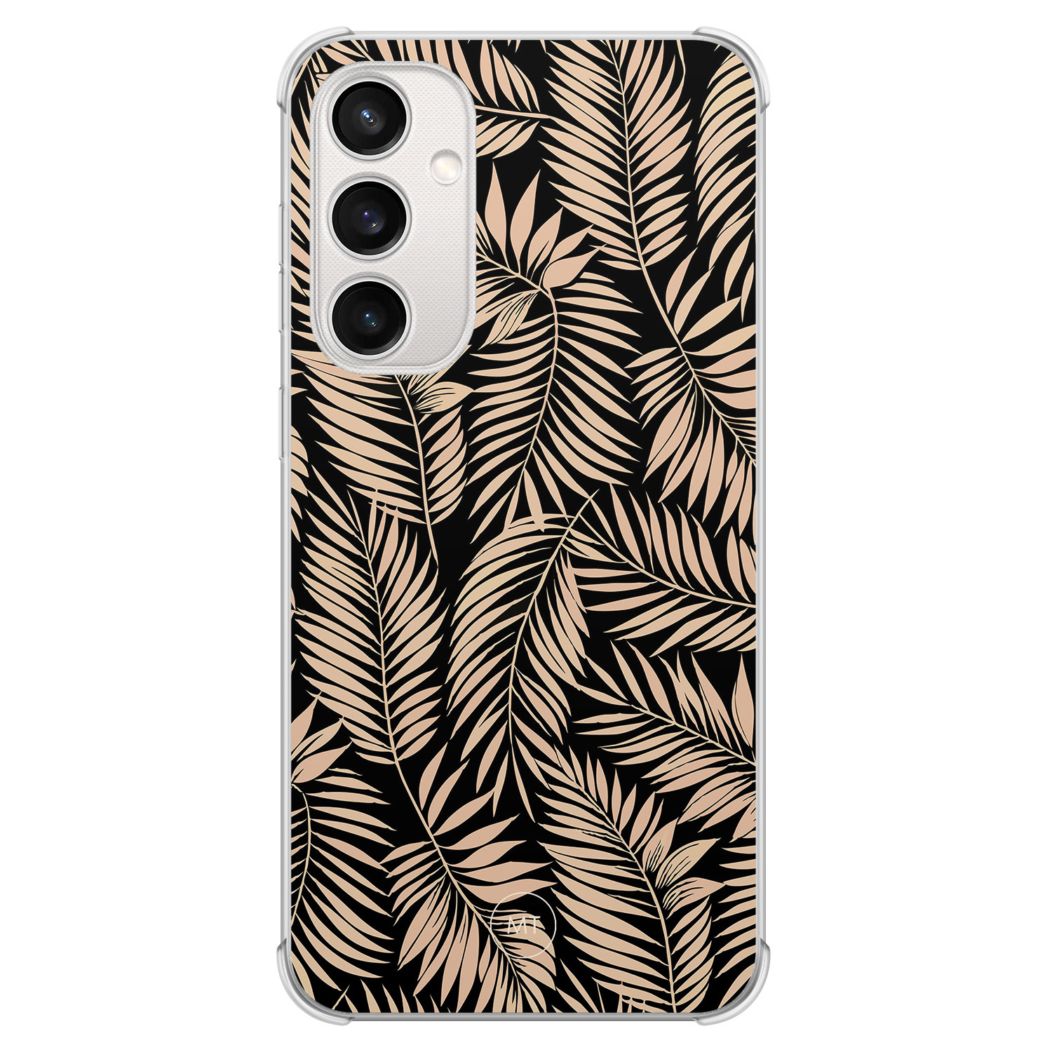 Mooie Telefoonhoesjes Samsung Galaxy S23 FE shockproof hoesje - Palm silhouette