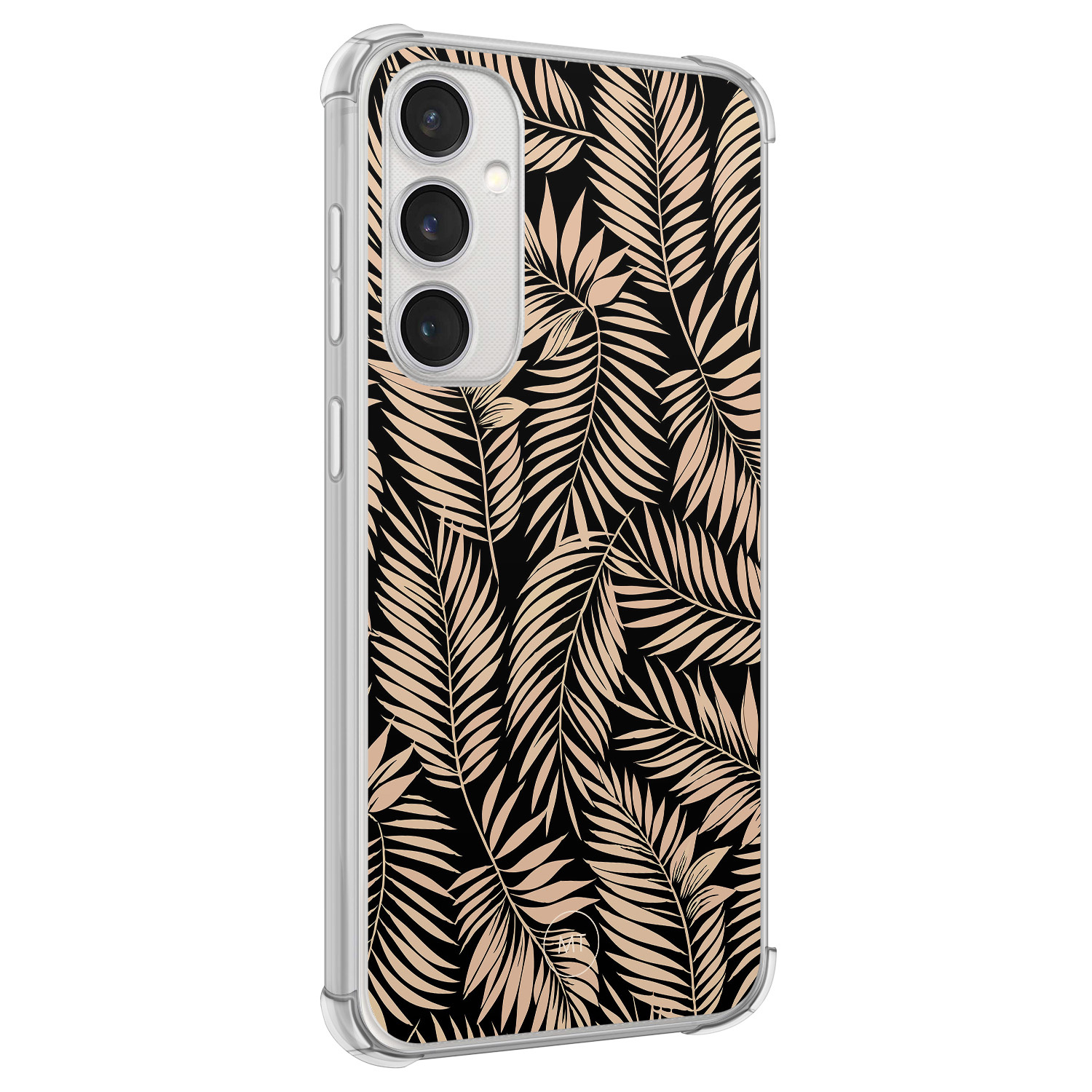 Mooie Telefoonhoesjes Samsung Galaxy S23 FE shockproof hoesje - Palm silhouette