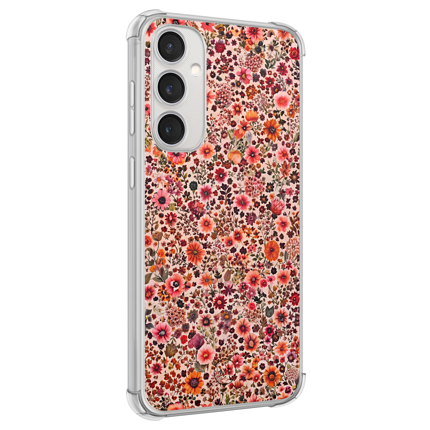 Mooie Telefoonhoesjes Samsung Galaxy S23 FE shockproof hoesje - Vintage floral