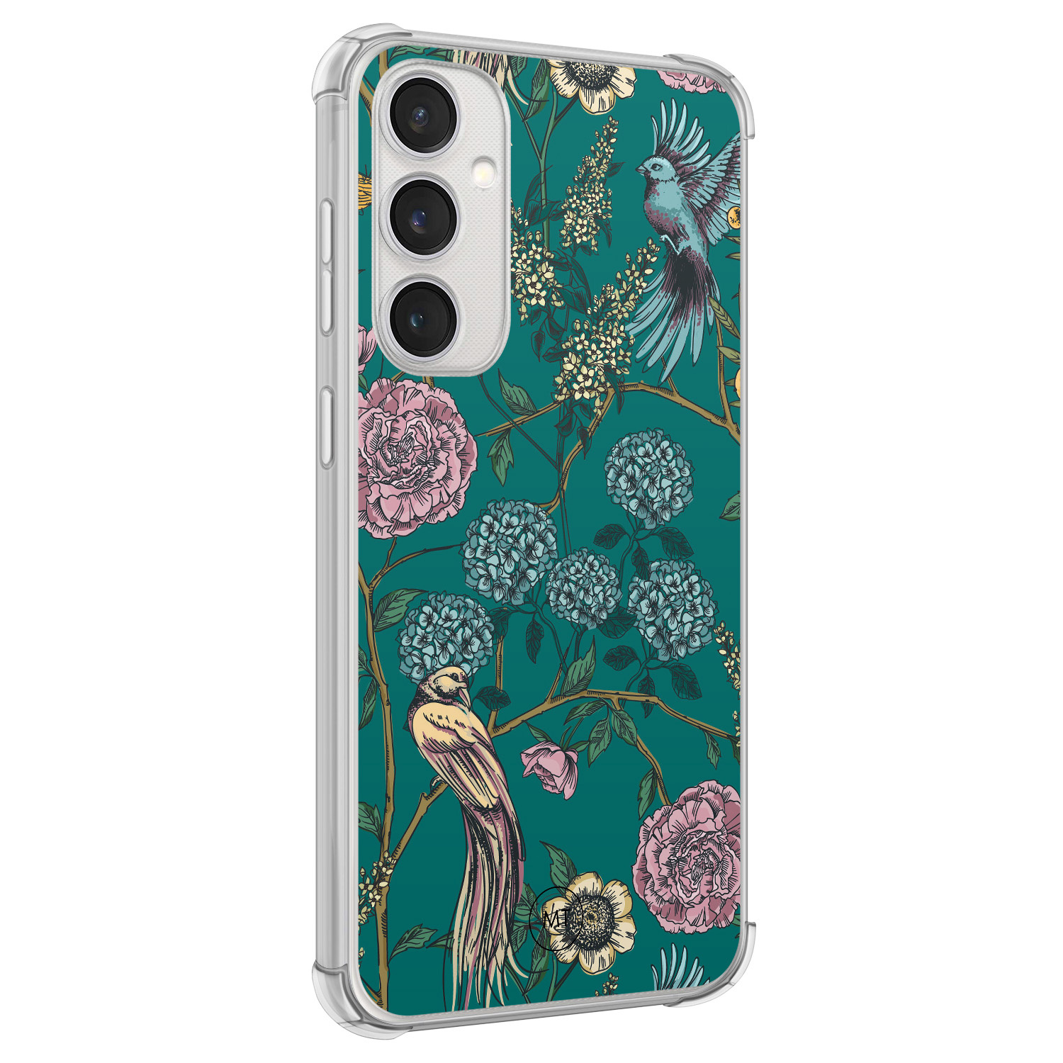 Mooie Telefoonhoesjes Samsung Galaxy S23 FE shockproof hoesje - Bloomy birds