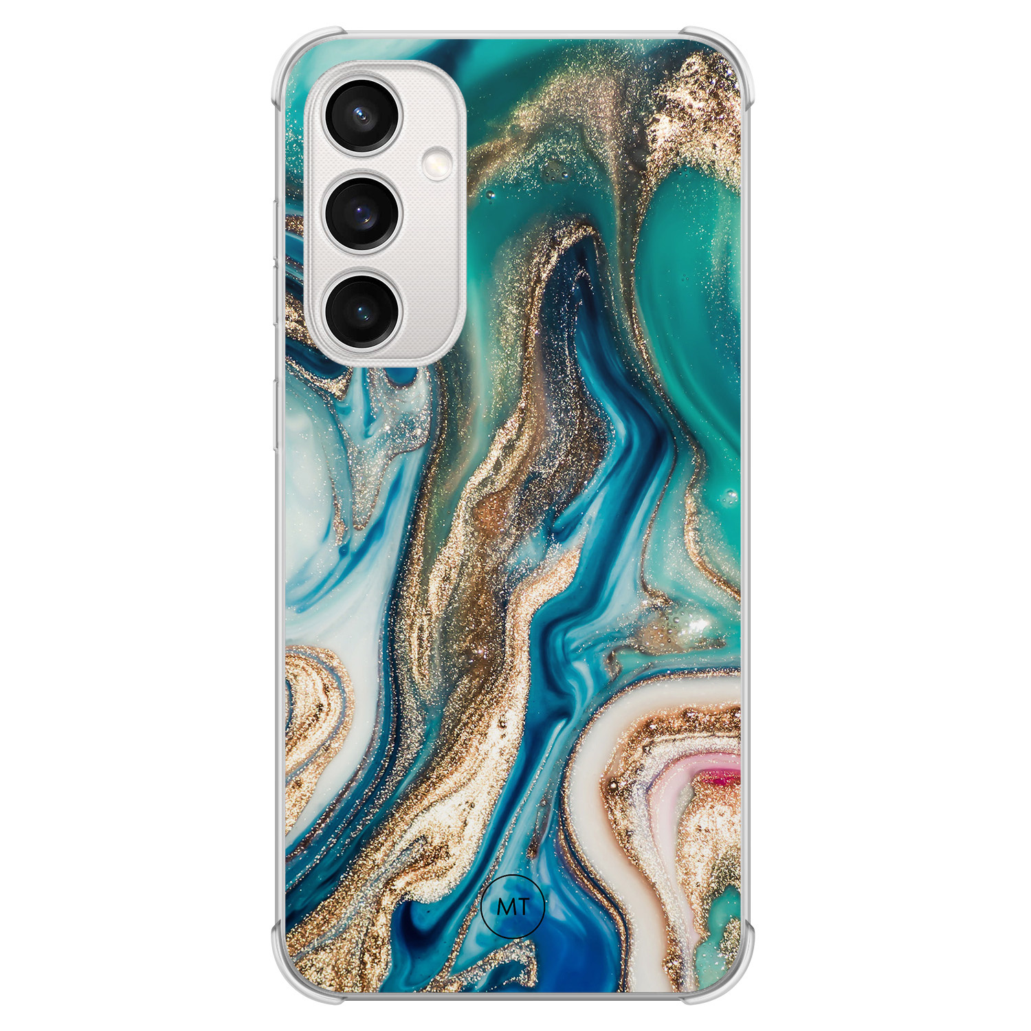 Mooie Telefoonhoesjes Samsung Galaxy S23 FE shockproof hoesje - Magic marble