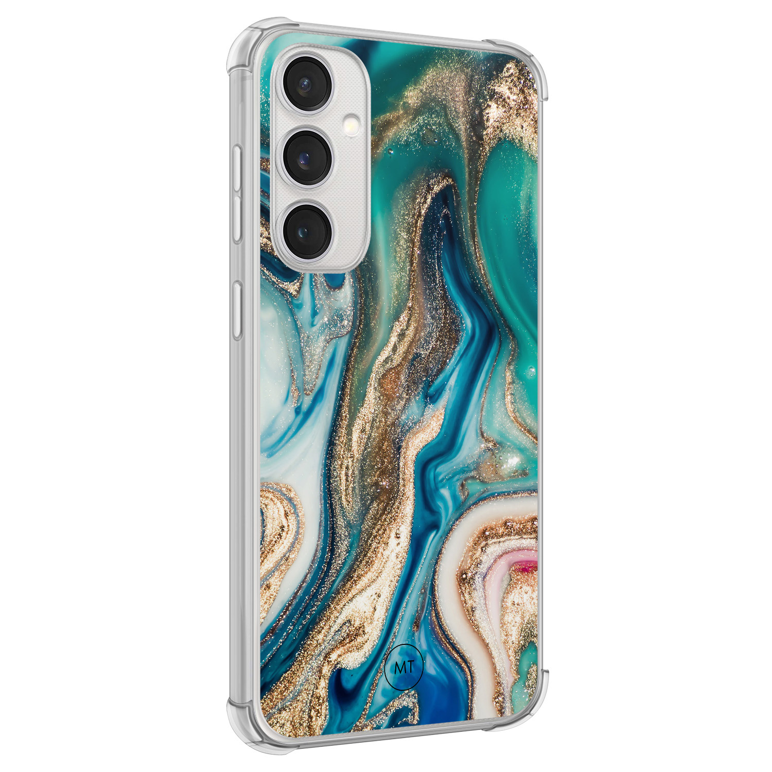 Mooie Telefoonhoesjes Samsung Galaxy S23 FE shockproof hoesje - Magic marble