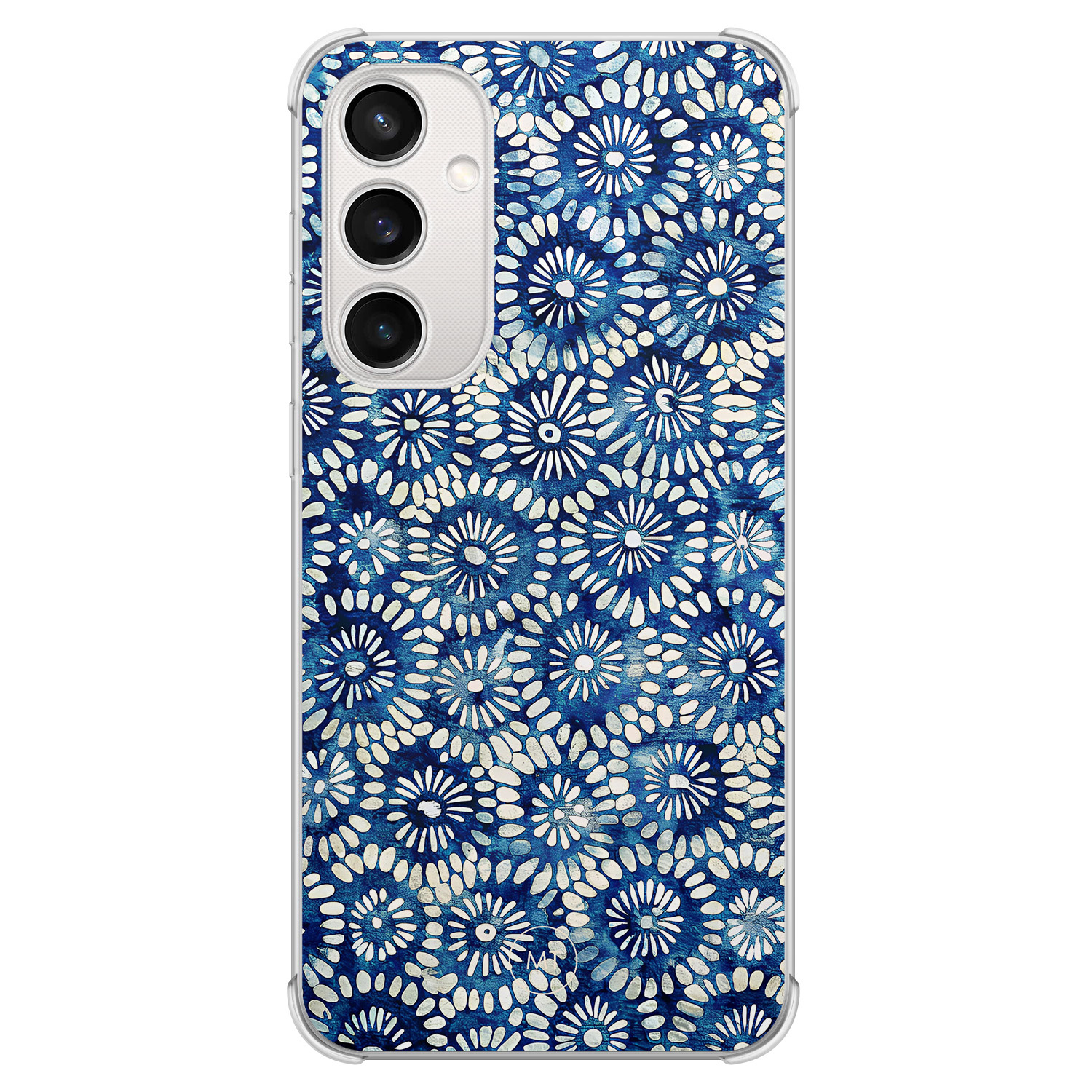 Mooie Telefoonhoesjes Samsung Galaxy S23 FE shockproof hoesje - Azure daisies