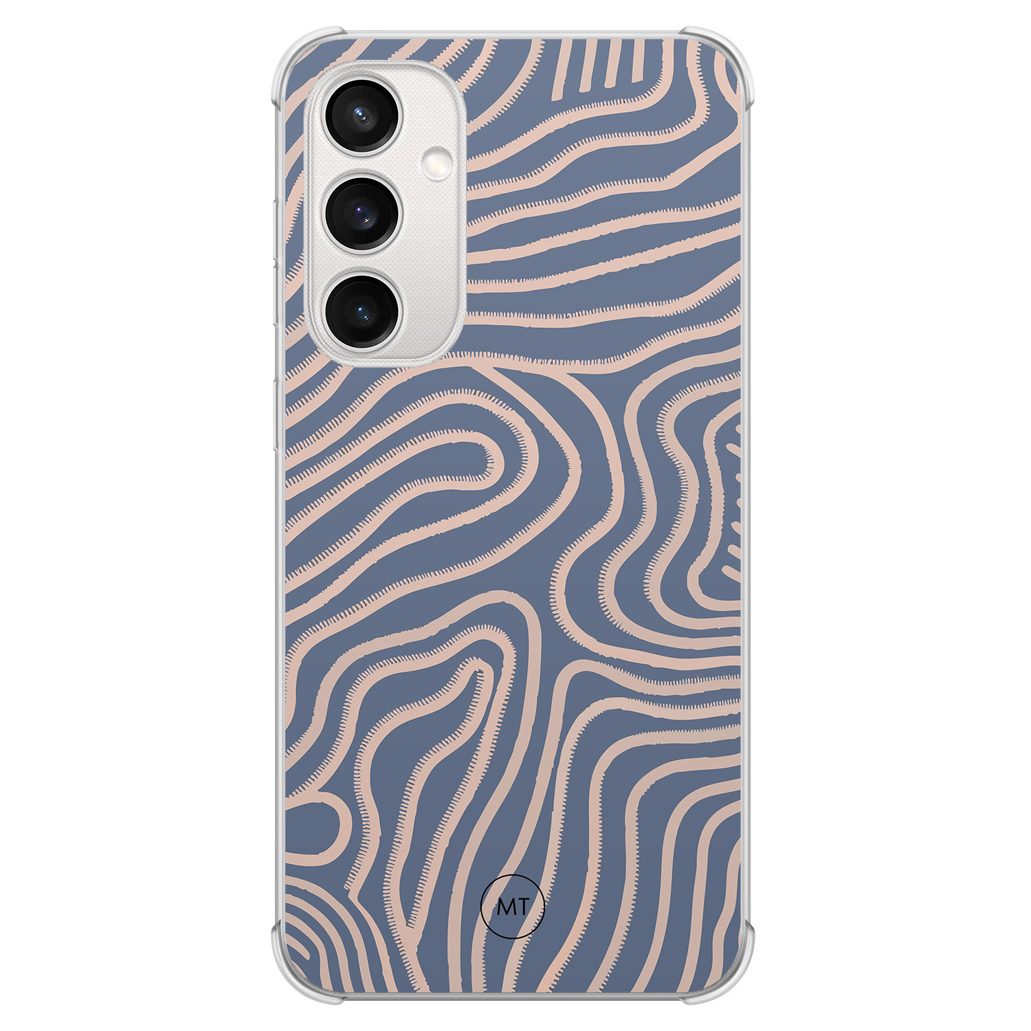 Mooie Telefoonhoesjes Samsung Galaxy S23 FE shockproof hoesje - Flowing lines