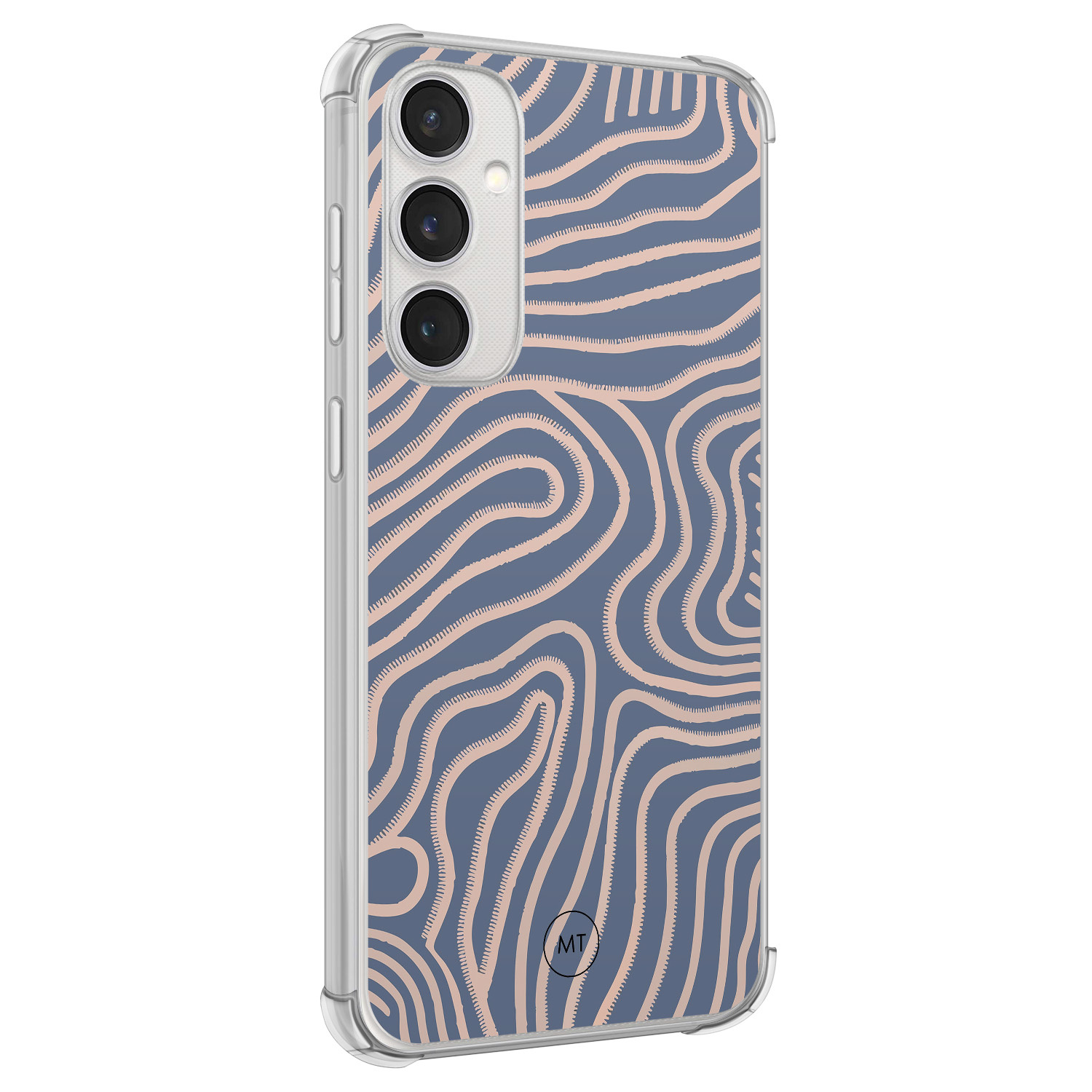 Mooie Telefoonhoesjes Samsung Galaxy S23 FE shockproof hoesje - Flowing lines