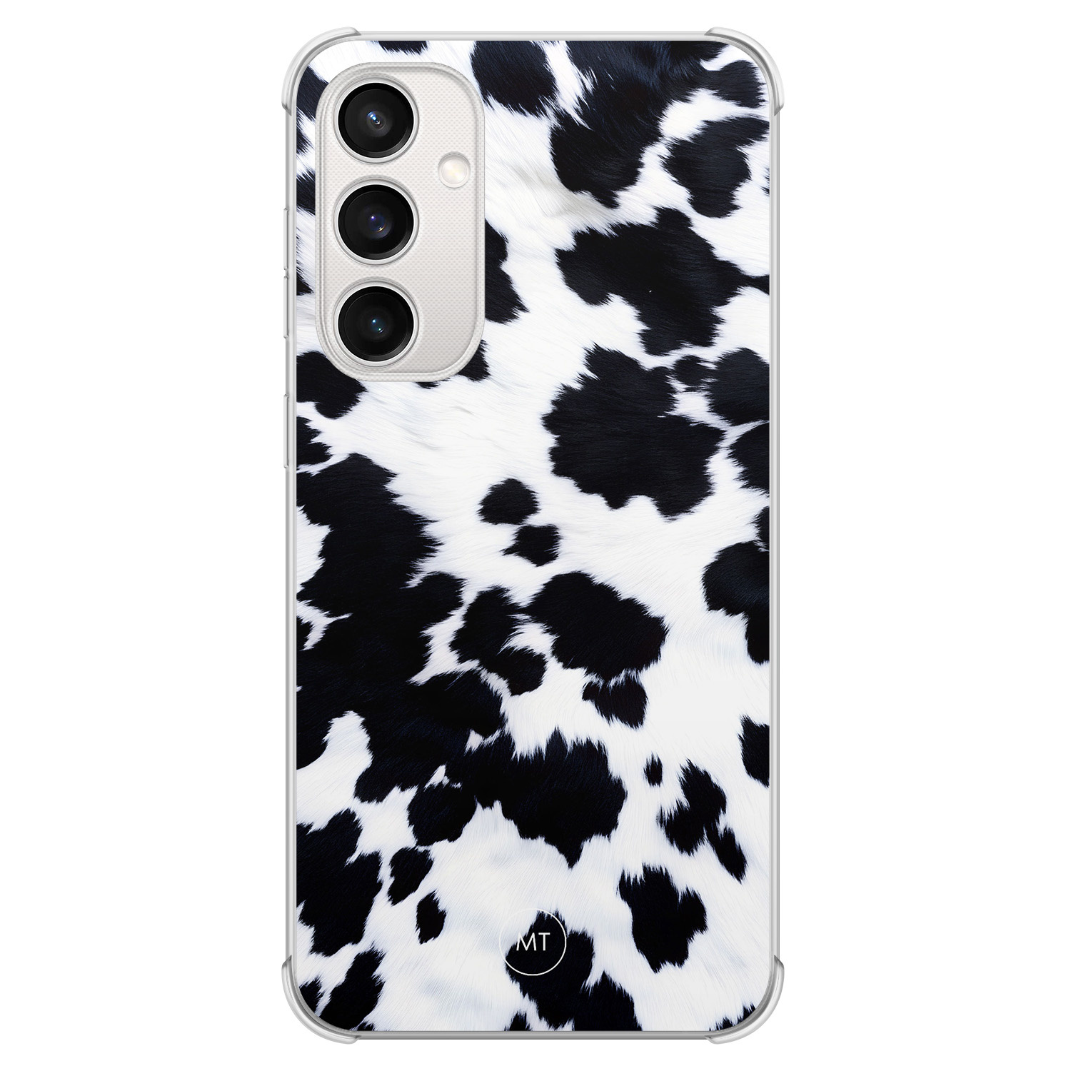 Mooie Telefoonhoesjes Samsung Galaxy S23 FE shockproof hoesje - Koeienprint