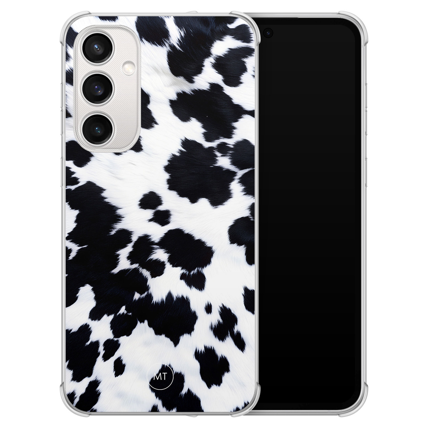 Mooie Telefoonhoesjes Samsung Galaxy S23 FE shockproof hoesje - Koeienprint