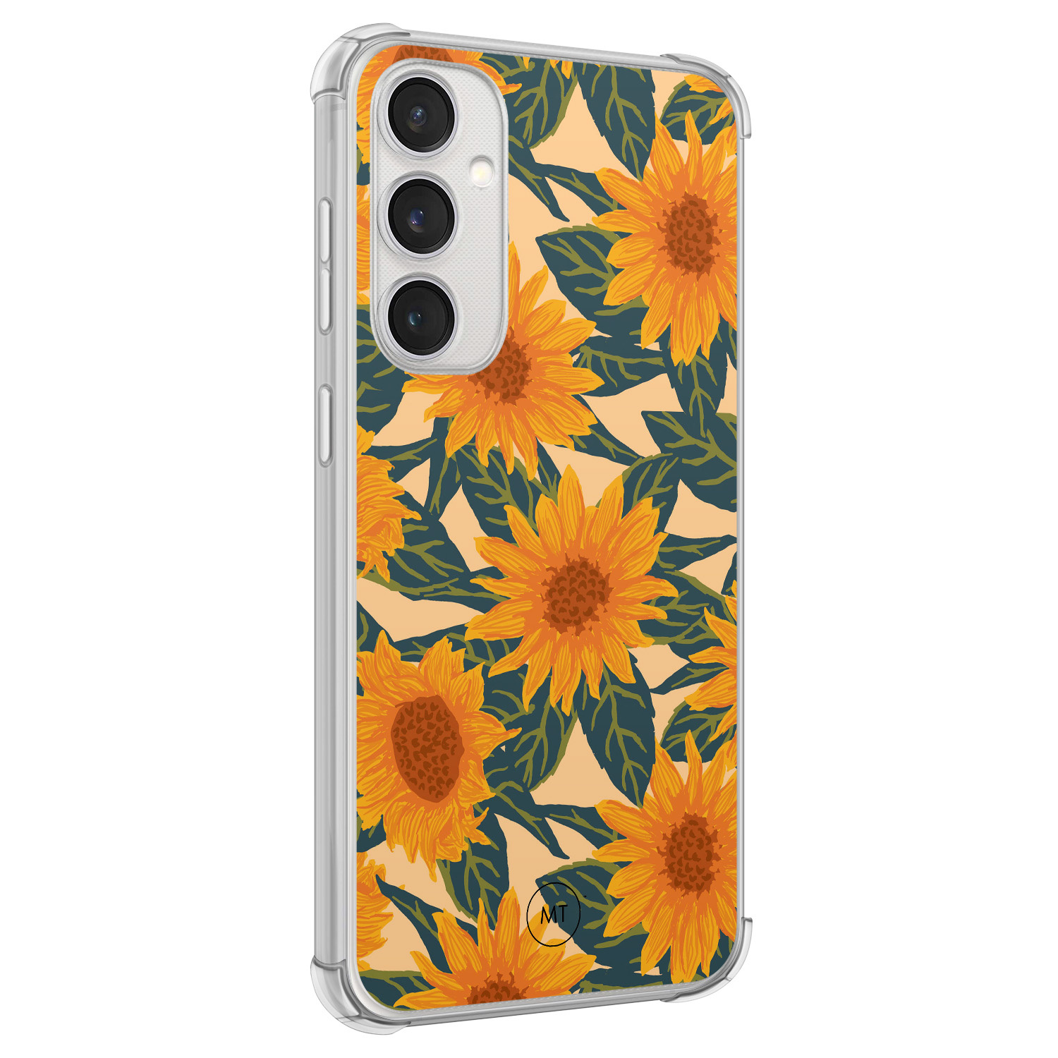 Mooie Telefoonhoesjes Samsung Galaxy S23 FE shockproof hoesje - Zonnebloemen