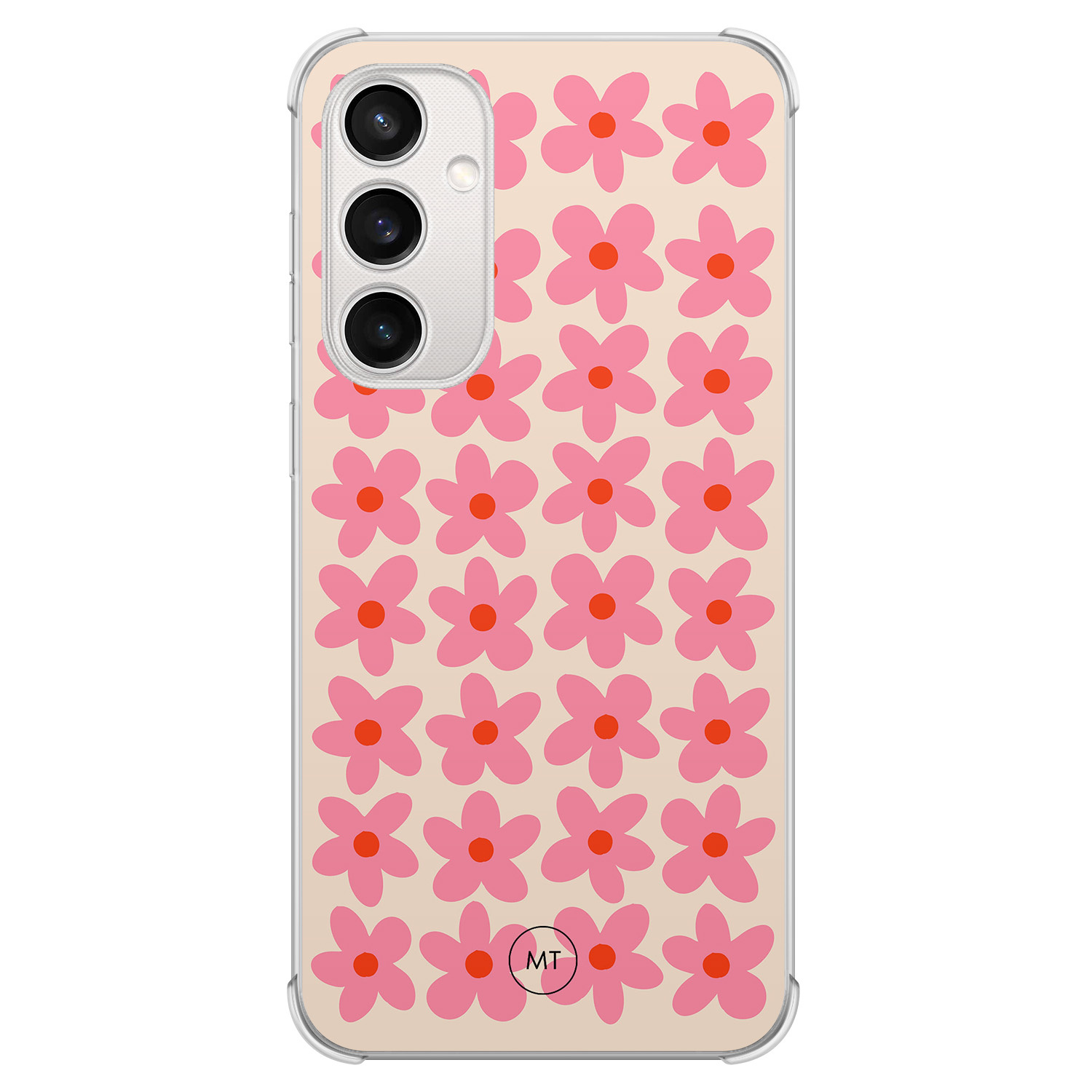 Mooie Telefoonhoesjes Samsung Galaxy S23 FE shockproof hoesje - Retro Blooms