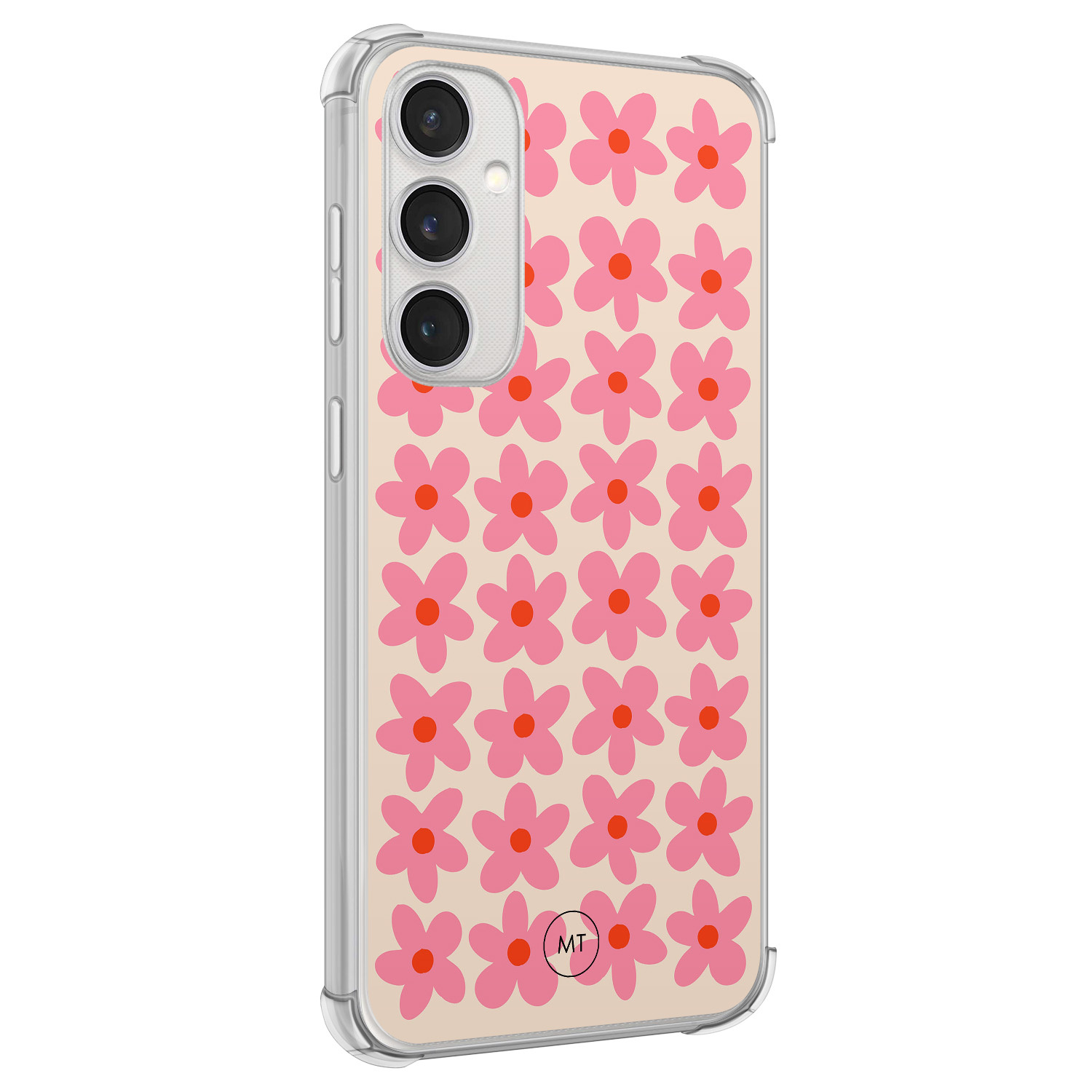 Mooie Telefoonhoesjes Samsung Galaxy S23 FE shockproof hoesje - Retro Blooms