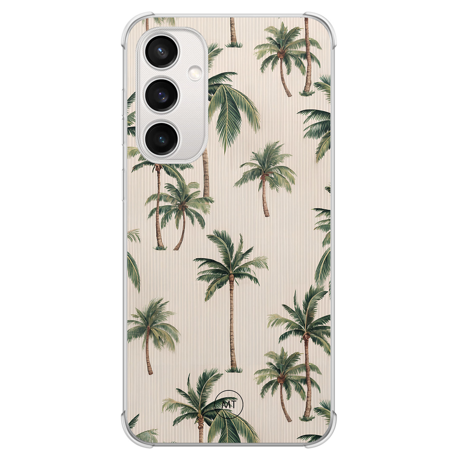 Mooie Telefoonhoesjes Samsung Galaxy S23 FE shockproof hoesje - Palmbomen print