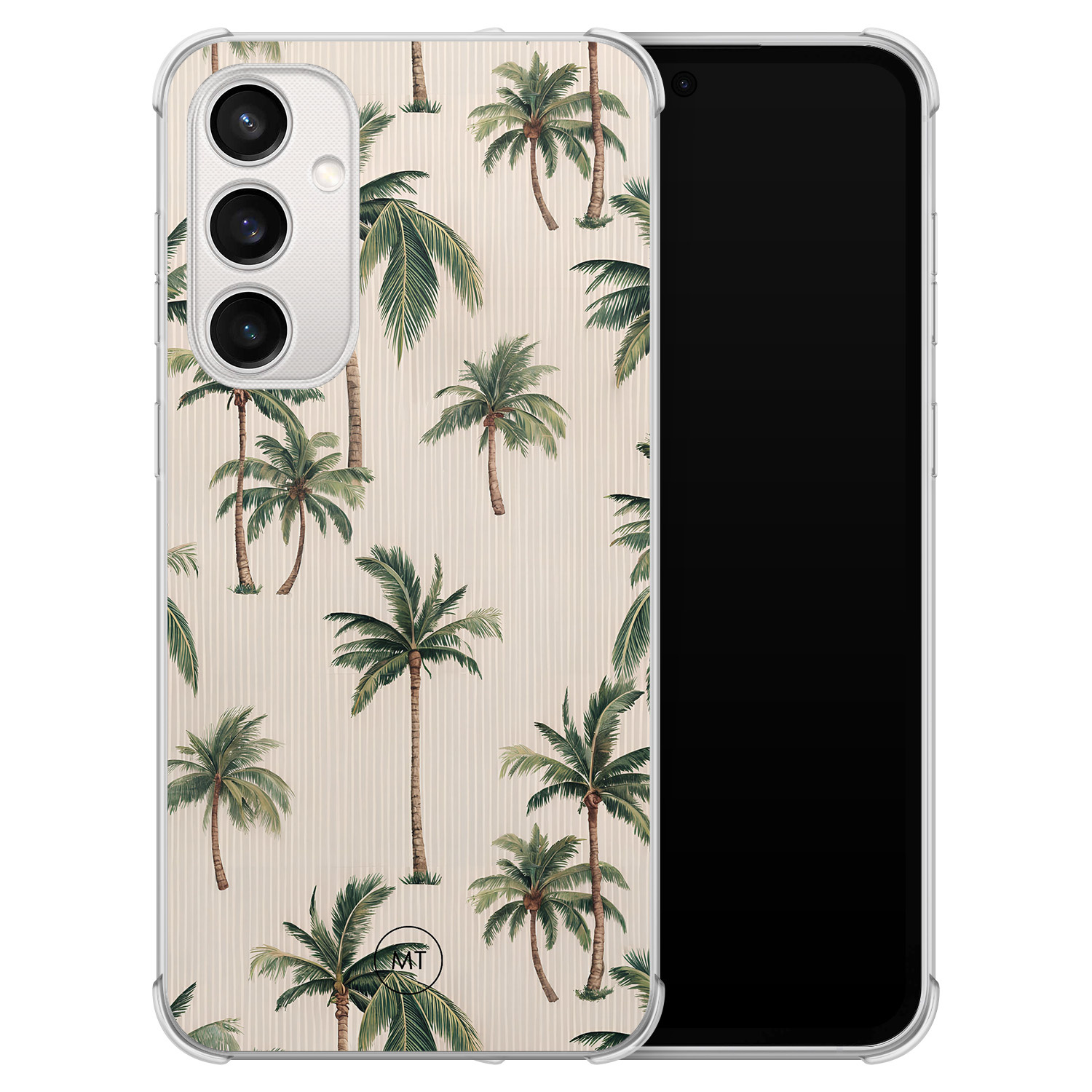 Mooie Telefoonhoesjes Samsung Galaxy S23 FE shockproof hoesje - Palmbomen print