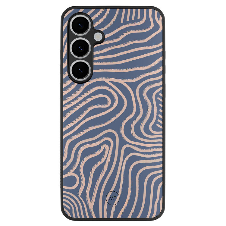 Mooie Telefoonhoesjes Samsung Galaxy S24 FE hoesje - Flowing lines