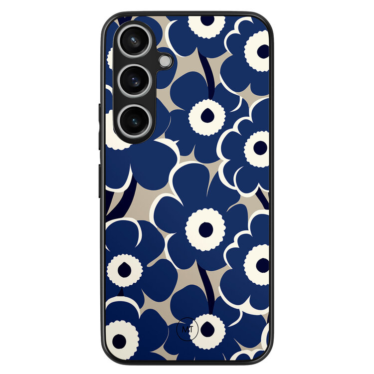 Mooie Telefoonhoesjes Samsung Galaxy A35 hoesje - Abstract bloom