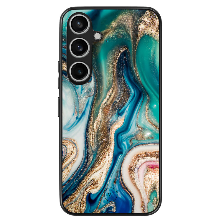 Mooie Telefoonhoesjes Samsung Galaxy A35 hoesje - Magic marble
