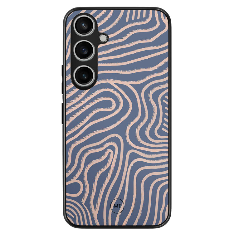 Mooie Telefoonhoesjes Samsung Galaxy A35 hoesje - Flowing lines