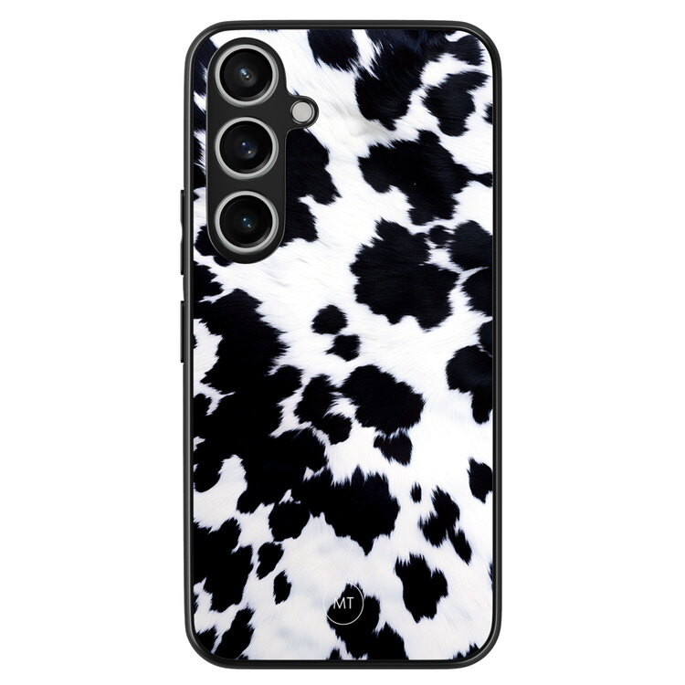 Mooie Telefoonhoesjes Samsung Galaxy A35 hoesje - Koeienprint