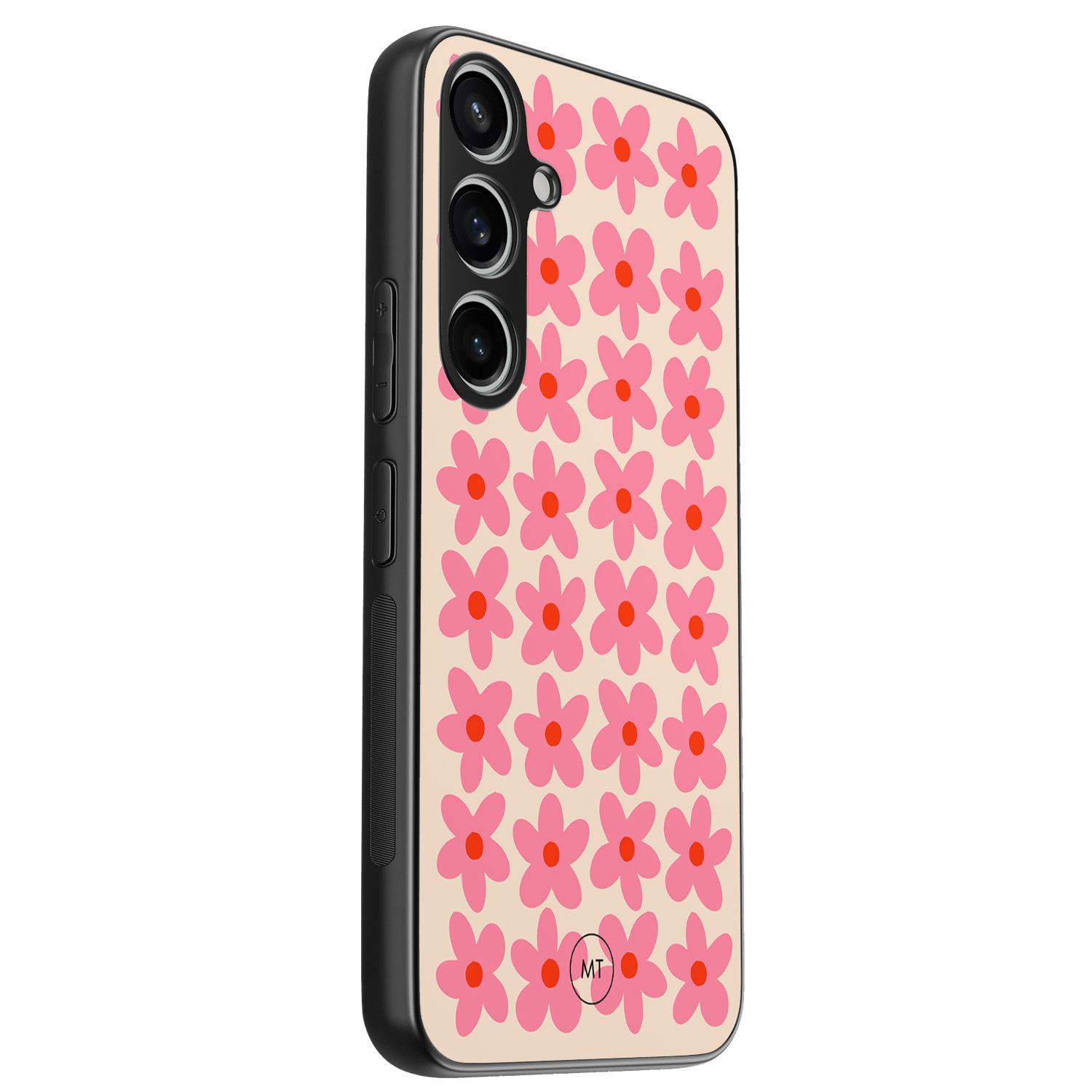 Mooie Telefoonhoesjes Samsung Galaxy A35 hoesje - Retro Blooms