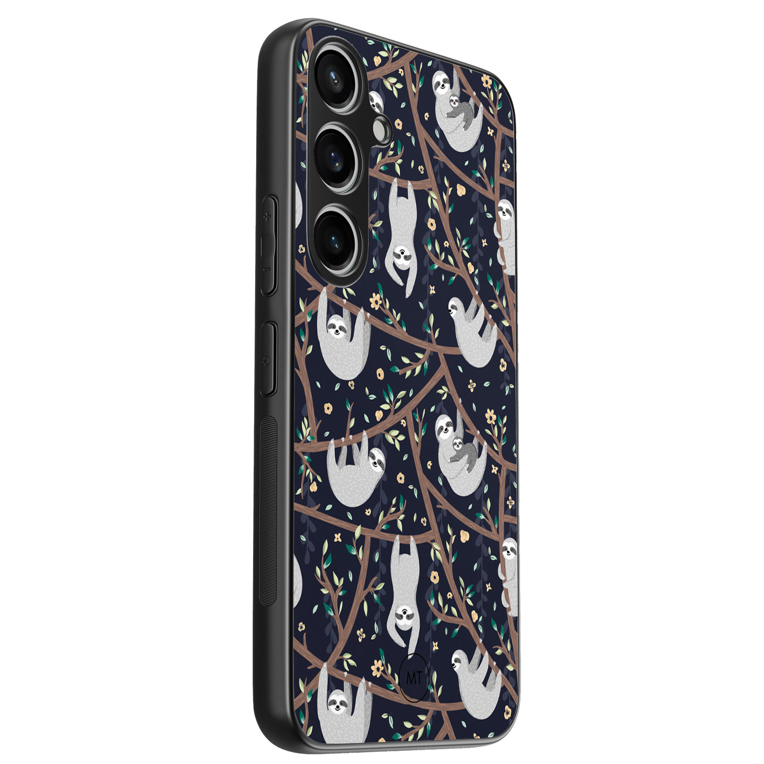 Mooie Telefoonhoesjes Samsung Galaxy A35 hoesje - Luiaard print