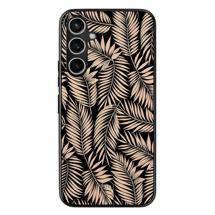 Mooie Telefoonhoesjes Samsung Galaxy S23 FE hoesje - Palm silhouette