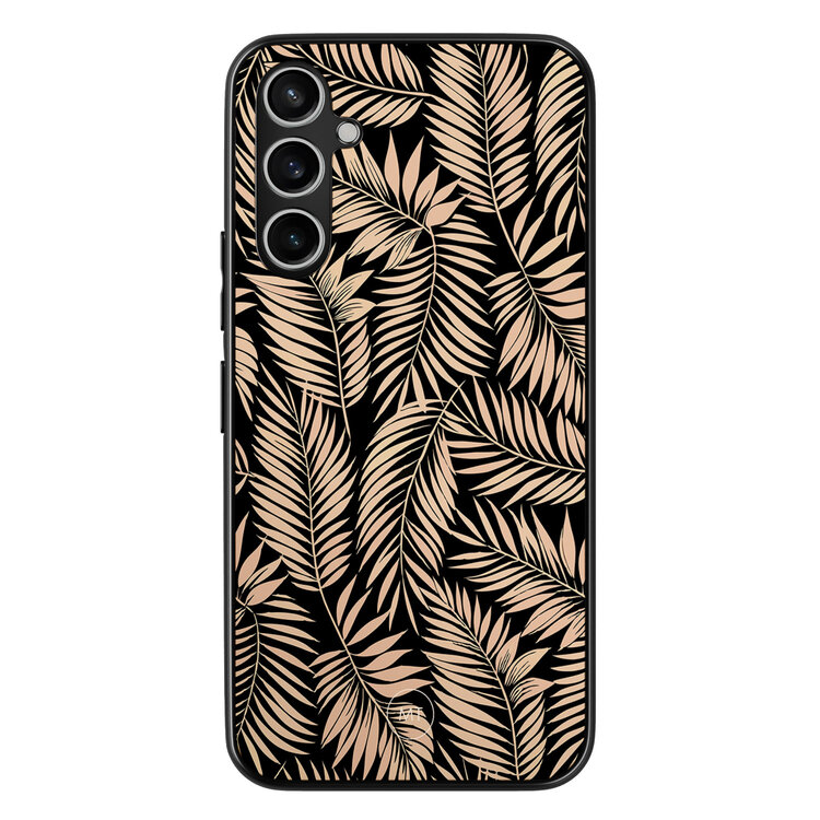 Mooie Telefoonhoesjes Samsung Galaxy A54 hoesje - Palm silhouette