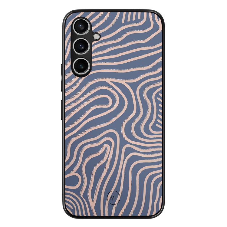 Mooie Telefoonhoesjes Samsung Galaxy A54 hoesje - Flowing lines