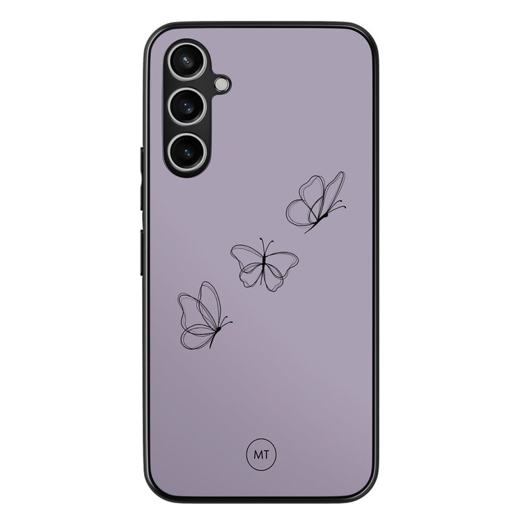 Mooie Telefoonhoesjes Samsung Galaxy A54 hoesje - Vlindertjes