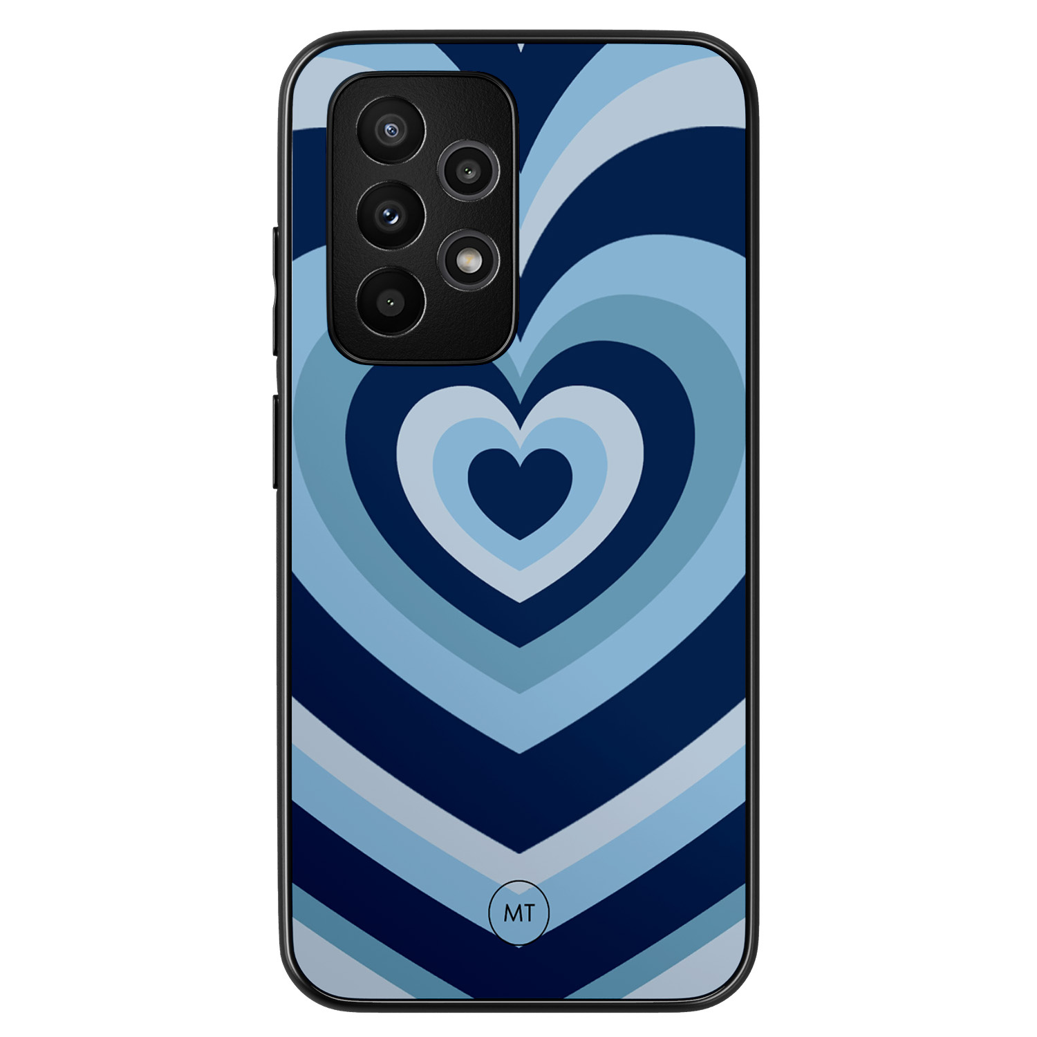 Mooie Telefoonhoesjes Samsung Galaxy A53 hoesje - Hart blauw
