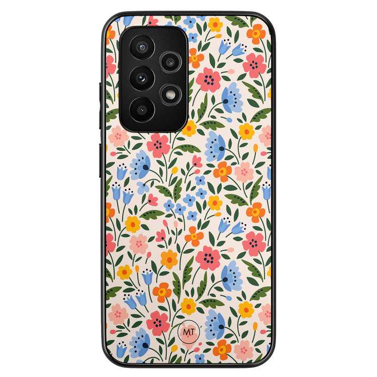 Mooie Telefoonhoesjes Samsung Galaxy A52(s) hoesje - Romantische bloemen