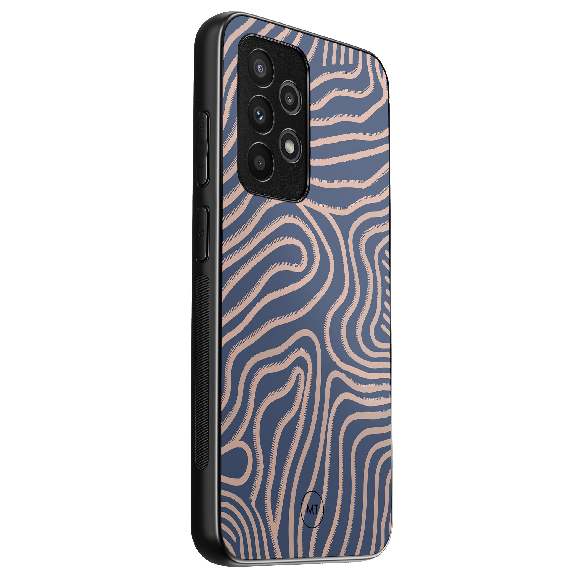 Mooie Telefoonhoesjes Samsung Galaxy A52(s) hoesje - Flowing lines