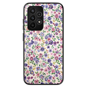 Mooie Telefoonhoesjes Samsung Galaxy A52(s) hoesje - Purple garden